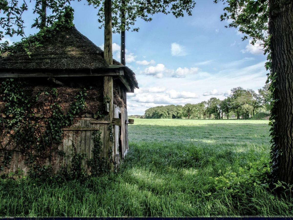 Staying In A Thatched Barn With Box Bed Beautiful View Region Achterhoek Geesteren  Eksteriør bilde